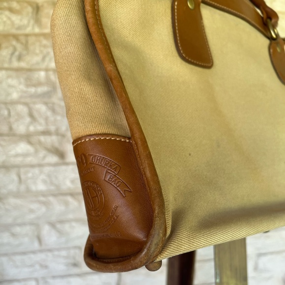 Beautiful 1980s No. 9 Gurkha canvas “Runabout” satchel Marley Hodgson - Picture 10 of 12